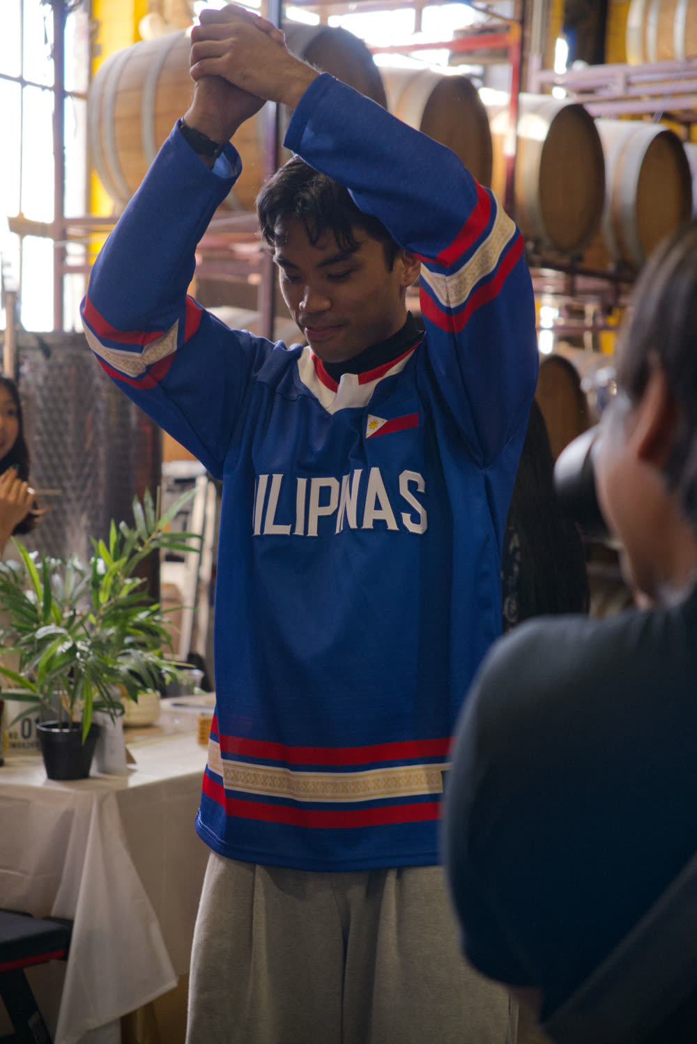A Filipinas jersey on the runway